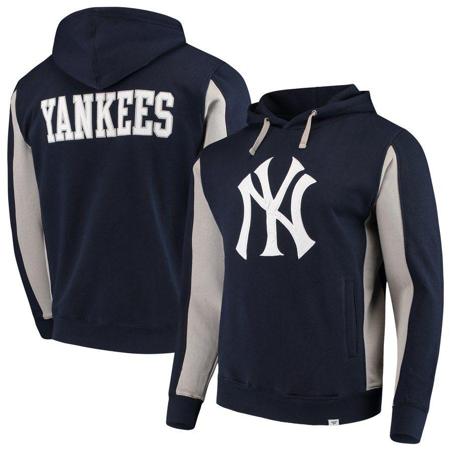 New York Yankees Team Logo - Men's Fanatics Branded Navy Gray New York Yankees Team Logo