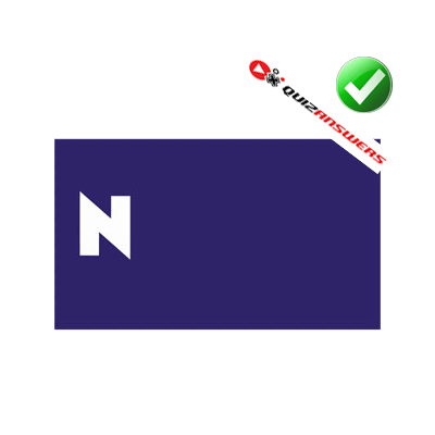 Blue N Logo - Blue N White Logo Vector Online 2019