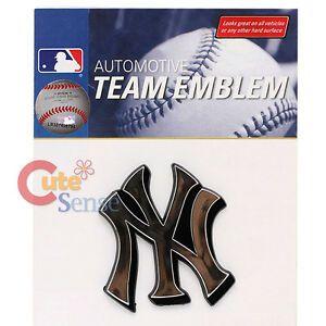 New York Yankees Team Logo - MLB New York Yankees Team Logo Auto Car Emblem Auto Accessories ...