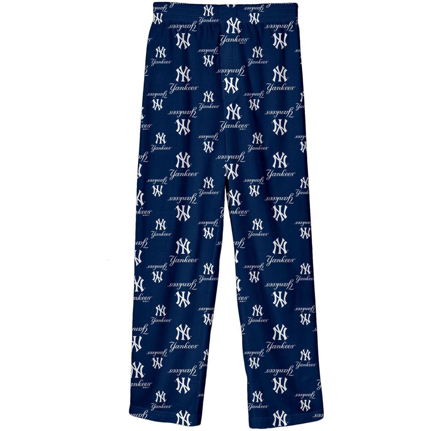 New York Yankees Team Logo - Youth New York Yankees Team Logo Pajama Pants - Olympia Sports