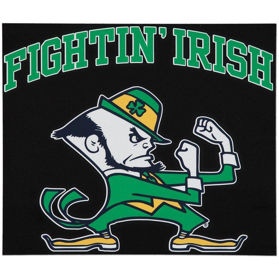Notre Dame Logo - Notre Dame Fighting Irish 12 x 12 Arched Logo Decal