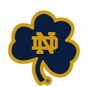 Notre Dame Logo - Amazon.com : Notre Dame Fighting Irish Shamrock 4