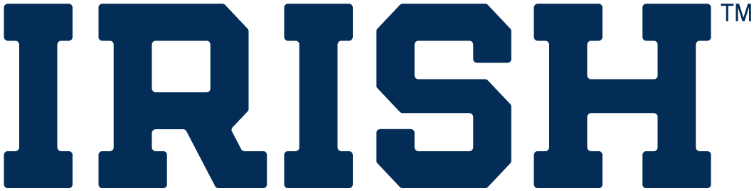Notre Dame Logo - Notre Dame Fighting Irish Wordmark Logo - NCAA Division I (n-r ...