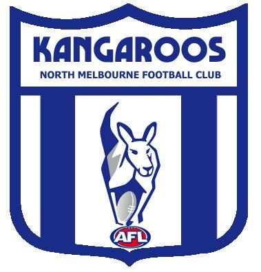 Kangaroos Football Logo - North Melbourne Football Club Logo | Portfolio - Modernized VFL ...
