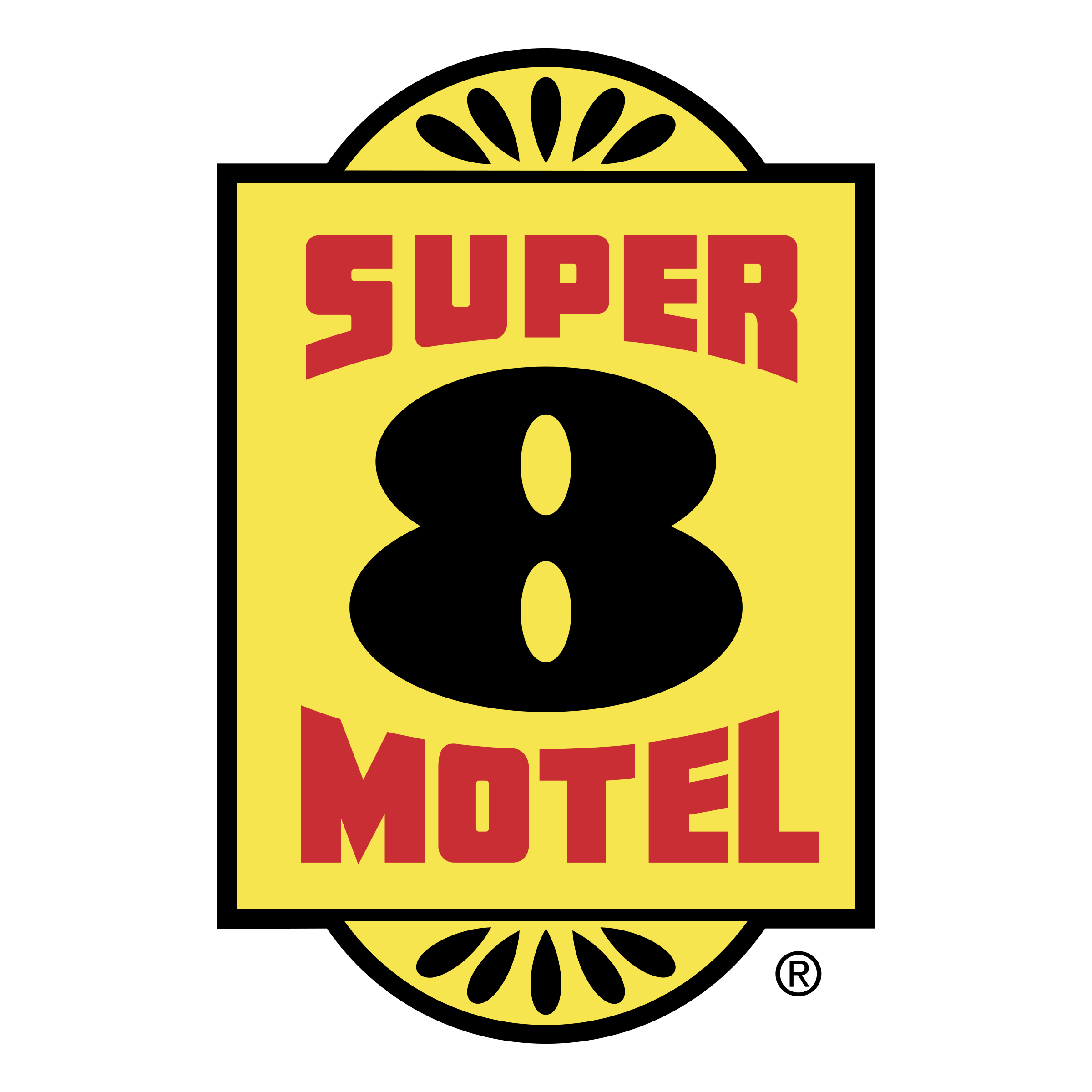 Super 8 Logo - Super 8 Motel Logo PNG Transparent & SVG Vector - Freebie Supply