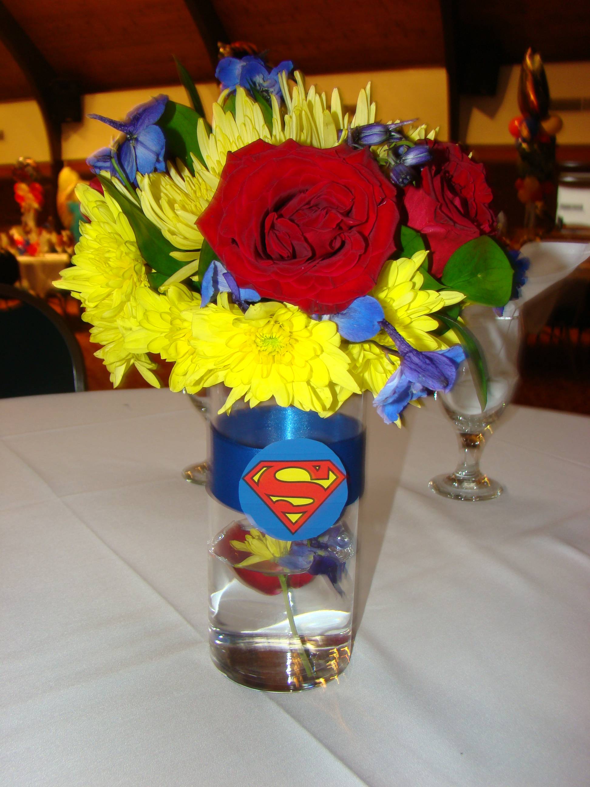 Superman Flower Logo - Superman Flower Logo