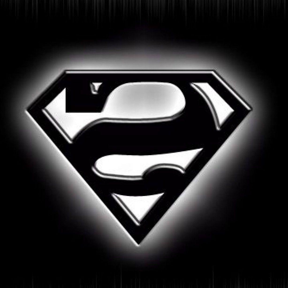 Superman Flower Logo - Black Superman Logo Vector HD Wallpaper For iPhone Is A Fantastic