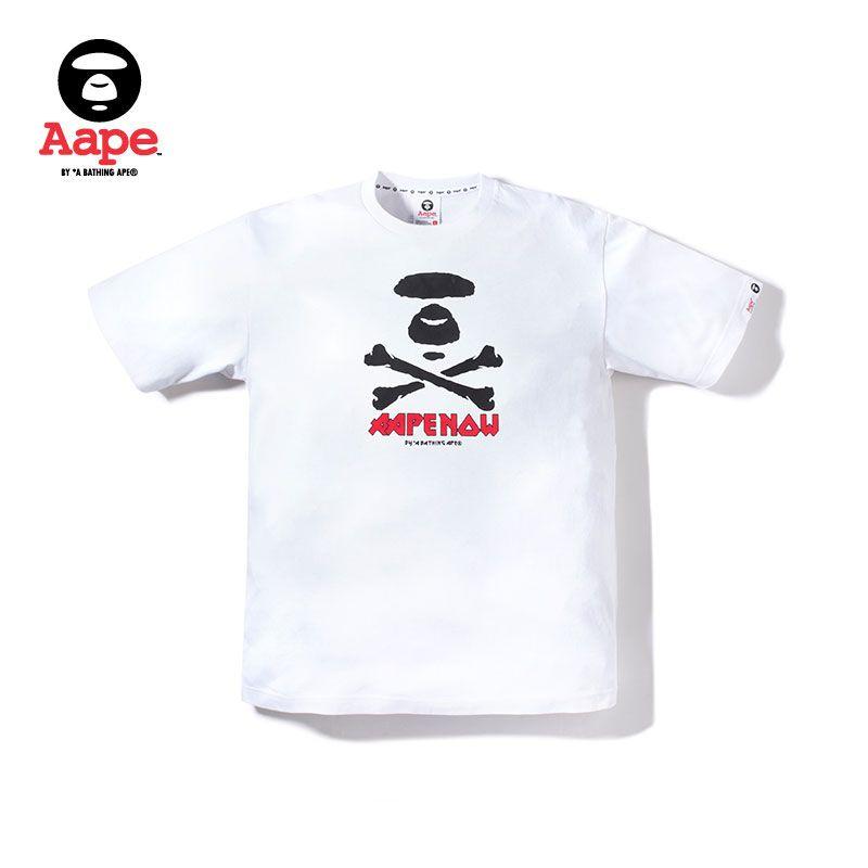 Aape Bones Logo - USD 122.78] Aape men's spring and summer ape Yan x-bone pattern ...