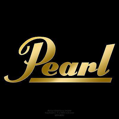 Gold Bass Logo - PEARL DRUMS LOGO 8