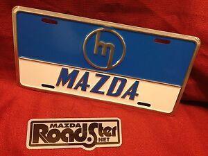 Mazda Vintage Logo - Vintage Classic Mazda Logo tag plate RX7 8 323 MX5 787 Miata emblem ...