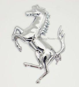 Ferrari Stallion Logo - 1Pcs Metal Car Sticker Accessories Emblem Badge Decal Horse Logo