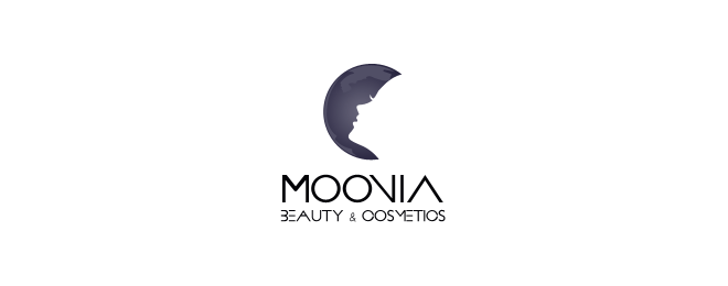 White Moon Logo - moon logo 4 - preview