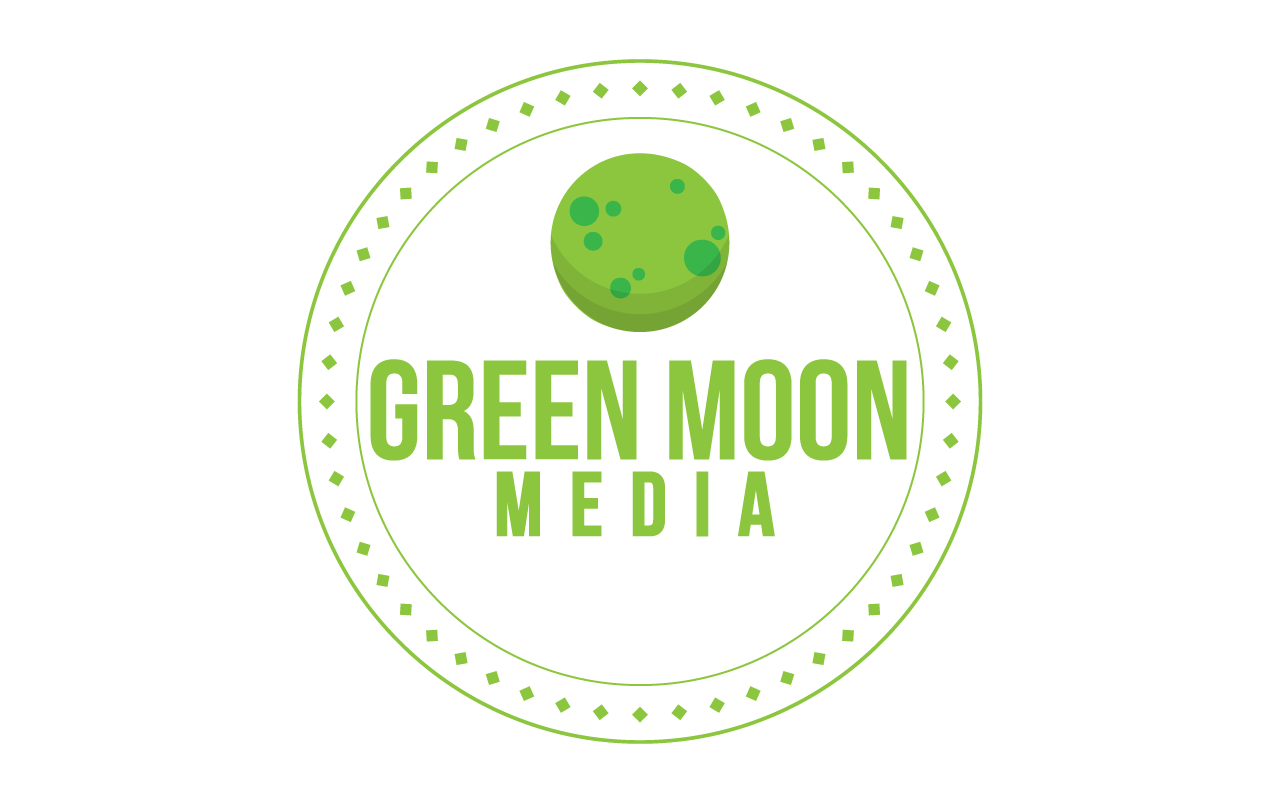 Green Moon Logo - green moon media