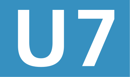 Berlin U-Bahn Logo - Berlin U7.svg