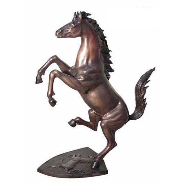 Ferrari Stallion Logo - Bronze Ferrari Horse