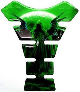 Green Moon Logo - Grim Reaper Green Moon 3D Gel Resin Tank Pad K. eBay