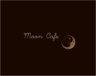 Green Moon Logo - 20 Creative Moon Logo Designs for Inspirations | Cafe | Logo design ...