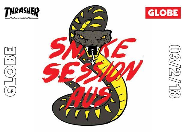 Snake with Globe Logo - GLOBE: SNAKE SESSION AUS