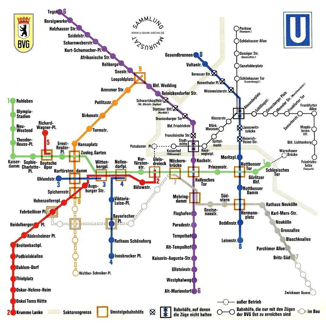 Berlin U-Bahn Logo - So Sahen Berlins U Bahn Pläne Früher Aus