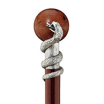 Snake with Globe Logo - Amazon.com: Design Toscano Snake with Globe Walking Stick, 35 Inch ...