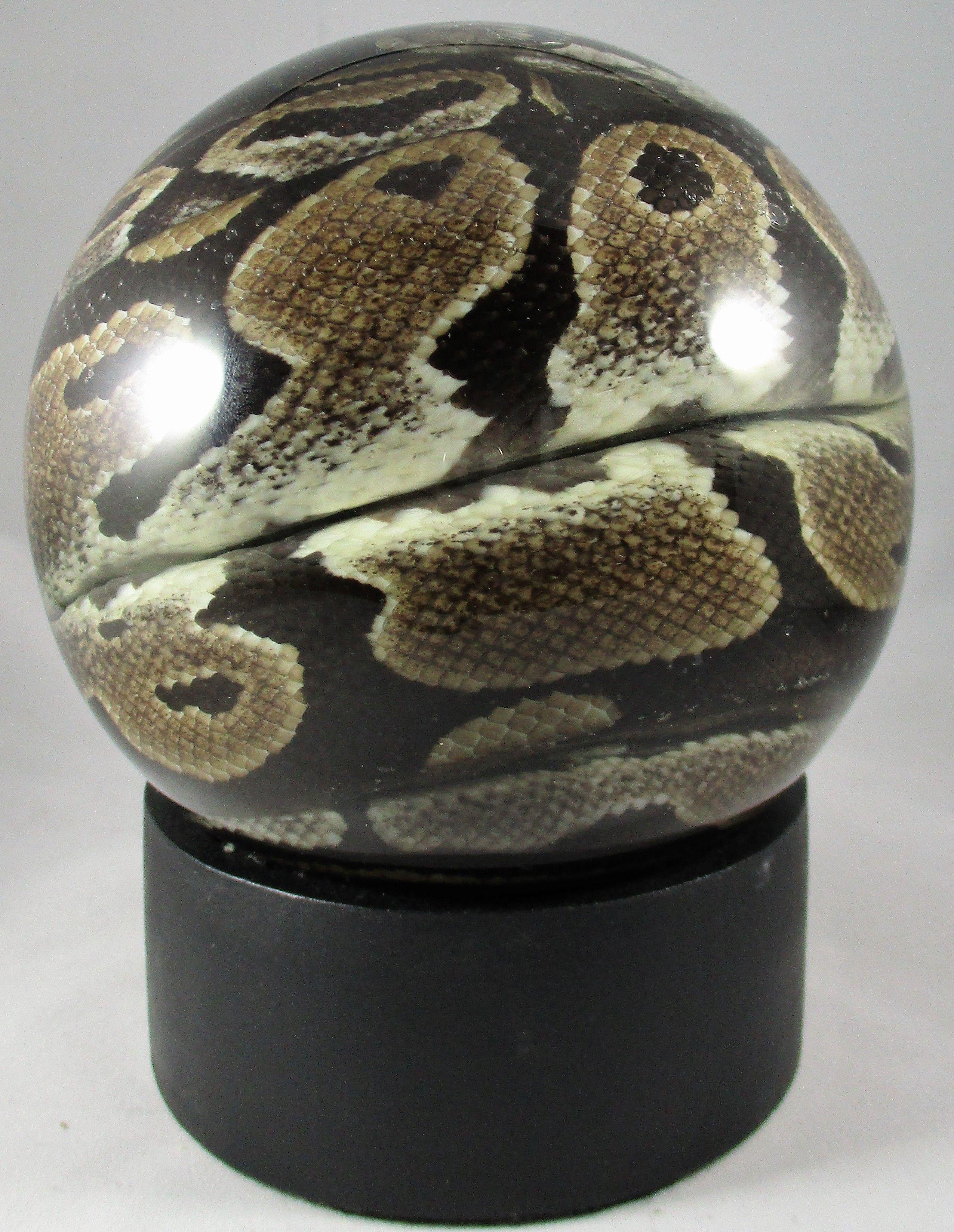 Snake with Globe Logo - Snake Globe - 5 Inch - Mz. Jones' Curiosities