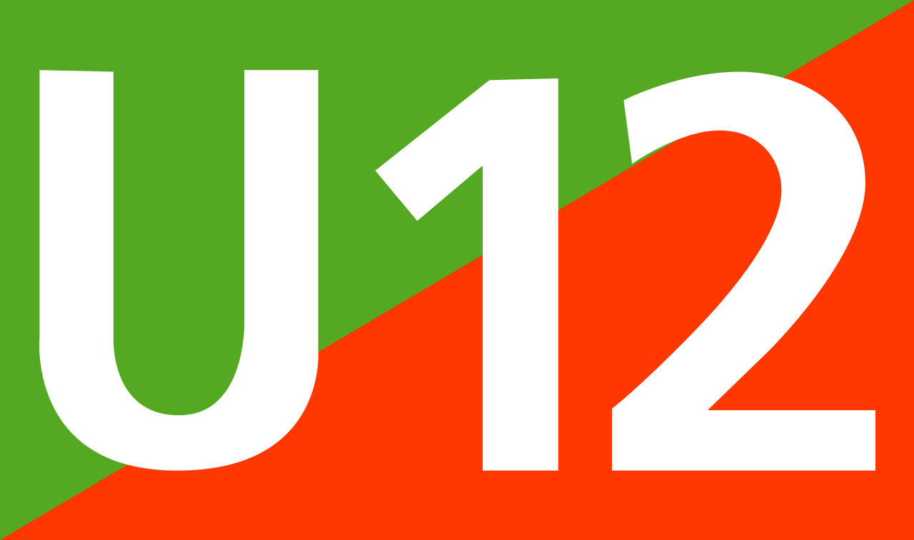 Berlin U-Bahn Logo - Berlin U12.svg