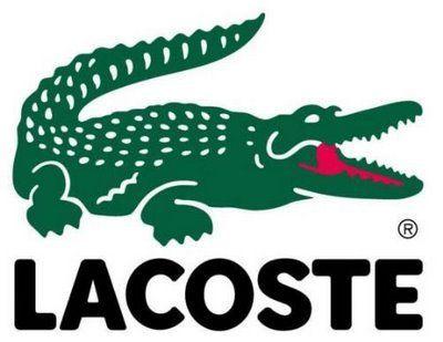 What Company Has Alligator Logo - Clothing and sporting goods company Lacoste has a recognizable ...