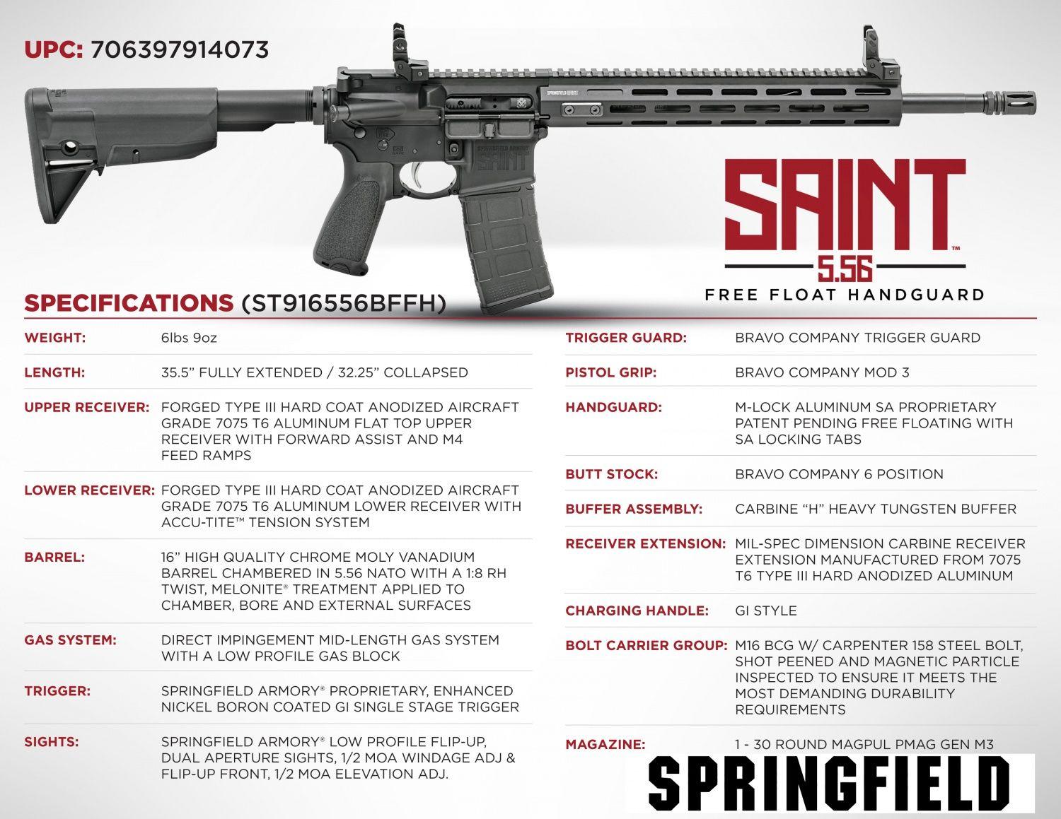 Springfield Armory Saint Logo - Rifle Review: Springfield Armory Saint with Free Float Handguard
