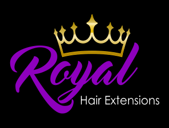 Purple Royal Logo - Royal Hair Extensions logo design - Freelancelogodesign.com
