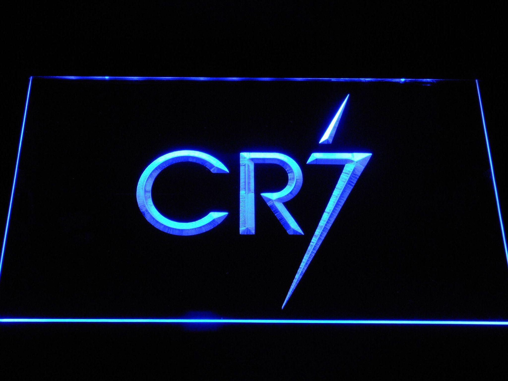 CR7 Logo - Real Madrid CF Cristiano Ronaldo CR7 Logo LED Neon Sign | SafeSpecial