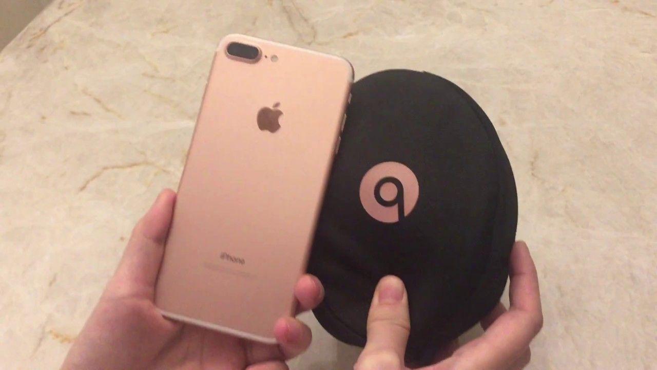 Gold Beats Logo - iPhone 7 Plus Rose Gold and Beats Solo 3 Wireless - YouTube