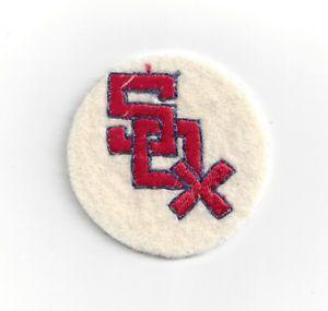White Sox Old Logo - 1960's Chicago White Sox patch 2 felt vintage old logo
