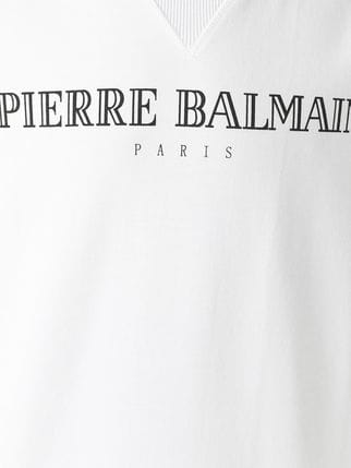 Pierre Balmain Logo - Pierre Balmain Logo Print Sweatshirt - Farfetch