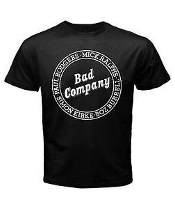 British Rock Band Logo - new BAD COMPANY BAD CO logo classic British rock band Mens T Shirt S ...