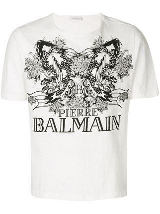 Pierre Balmain Logo - Pierre Balmain Logo Print T-shirt - Farfetch