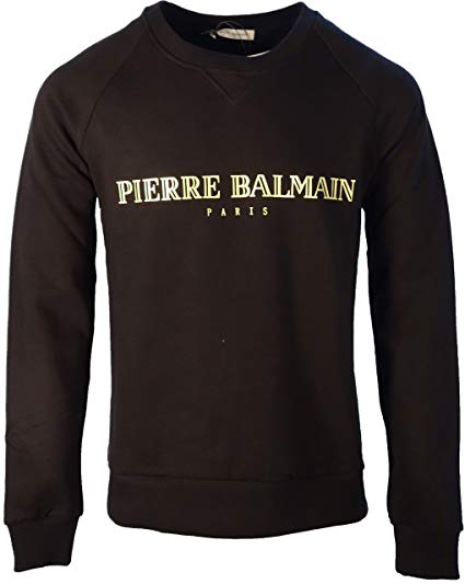 Pierre Balmain Logo - PIERRE BALMAIN TOP BRAND LOGO FRONT BLACK 54: Amazon.co.uk: Clothing