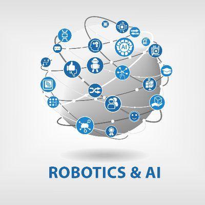 Ai Robot Logo - Robotics & AI - EU (@RoboticsEU) | Twitter