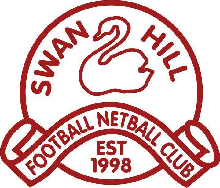 Red Swan in Circle Logo - END OF SEASON REPORT CARD – SWAN HILL – smartfmfootball