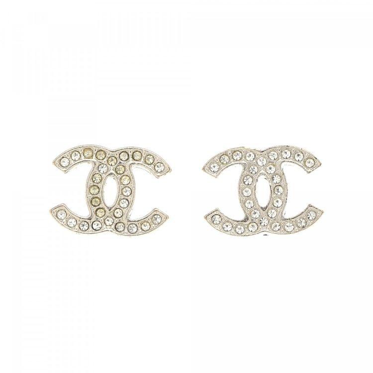 Chanel CC Logo - Chanel CC Logo Earrings Stainless Steel - LXRandCo - Pre-Owned ...