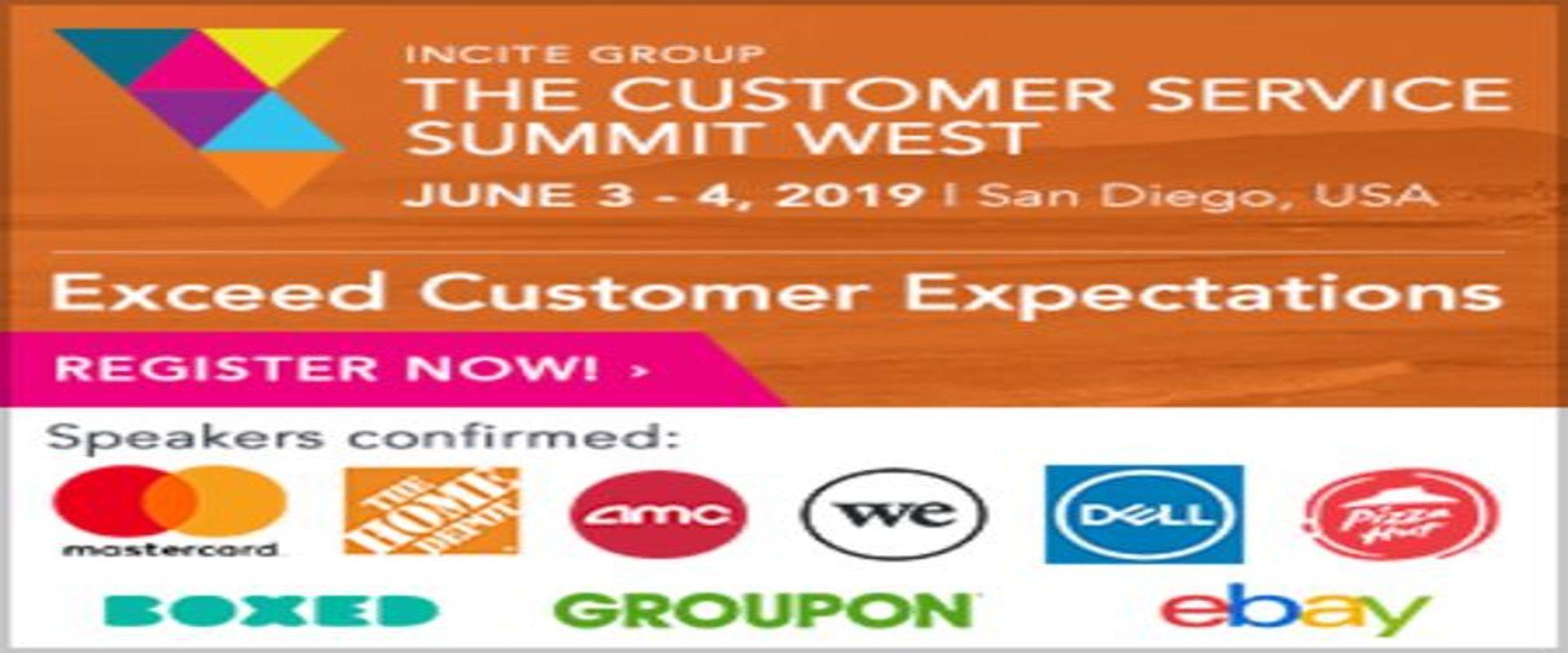 Customer Service Summit Logo - 03 Jun 2019: The Customer Service Summit West 2019, San Diego, USA ...