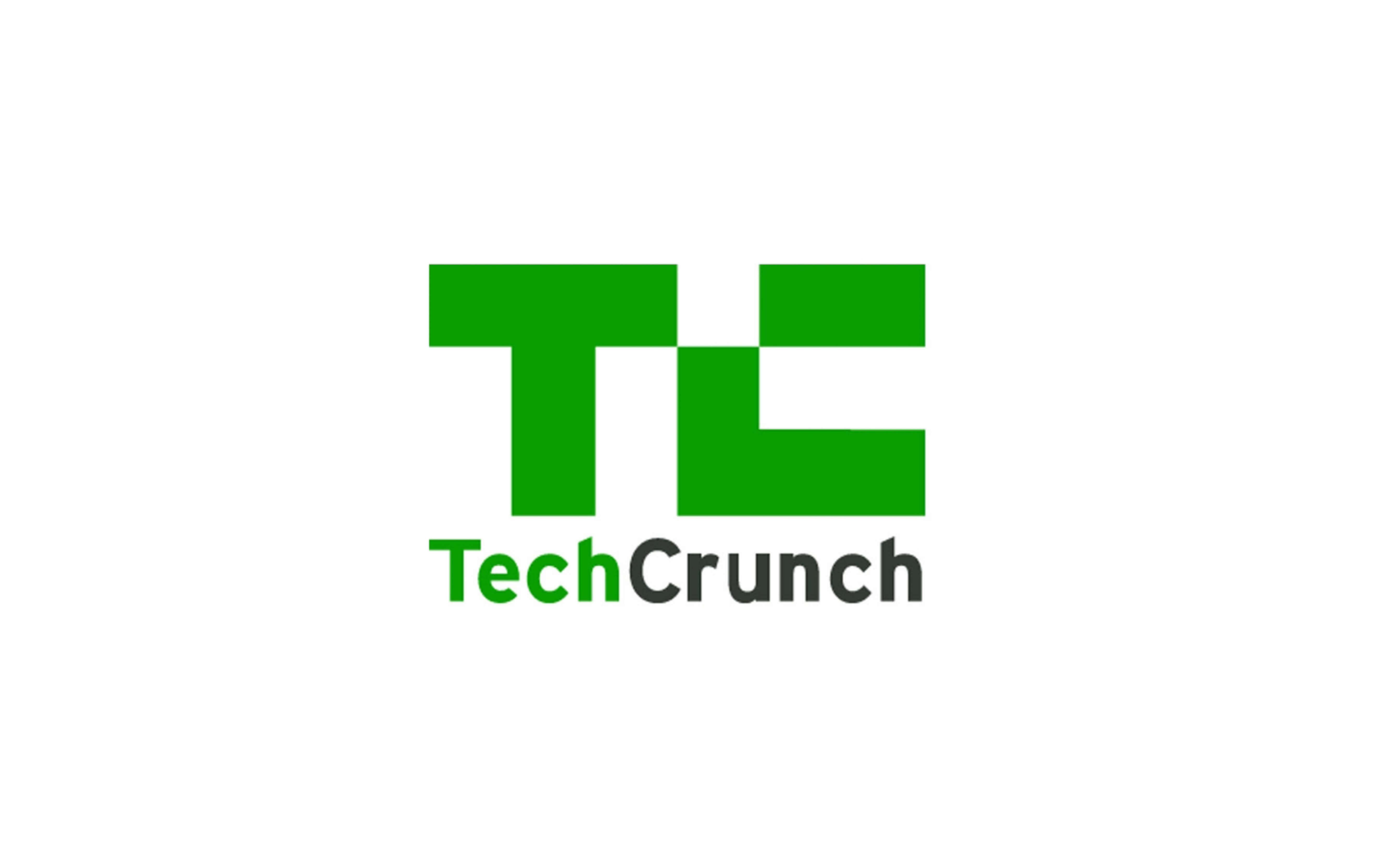 TechCrunch Logo - tech crunch logo green
