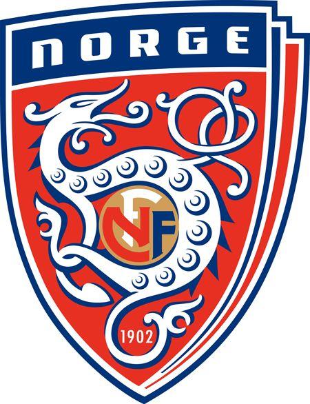Red and Blue Football Logo - Norway football Logos