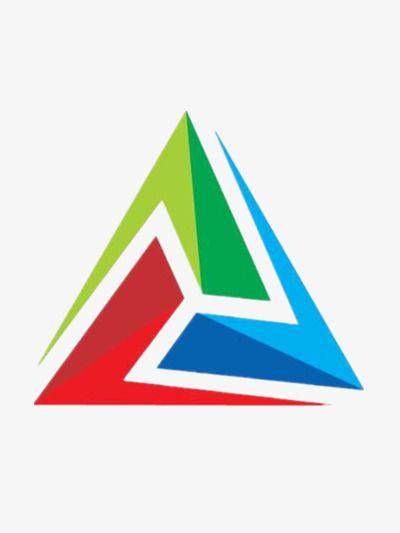 Tricolor Triangle Logo - Triangle Decorative Pattern, Triangle, Color, Tricolor PNG and PSD