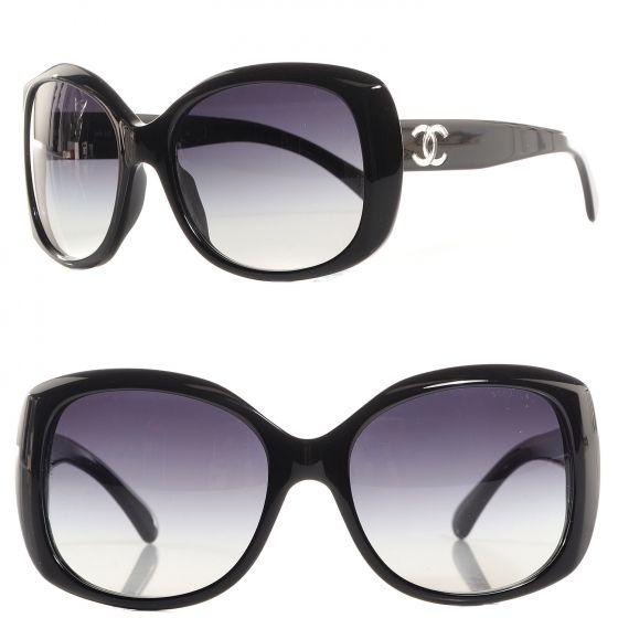 Chanel CC Logo - CHANEL CC Logo Sunglasses 5183 Black 84917