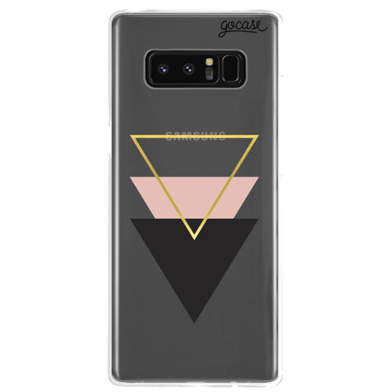 Tricolor Triangle Logo - Triangles Phone Case Galaxy Note 8
