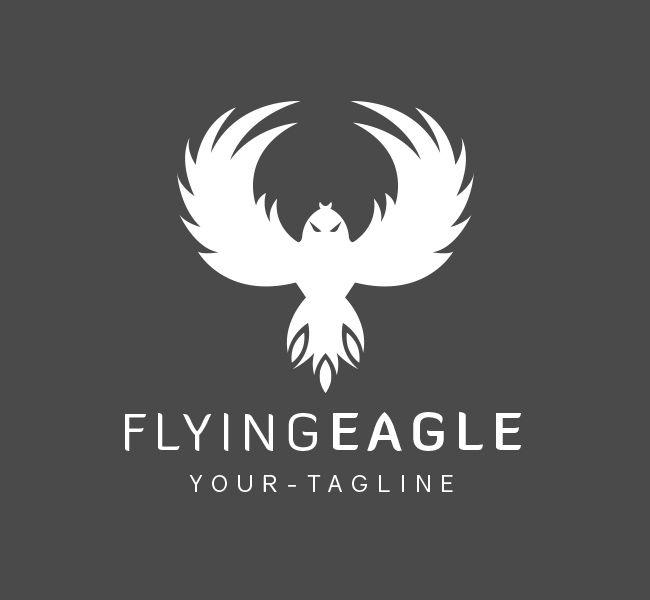 White Eagle Logo - Flying Eagle Logo & Business Card Template Design Love