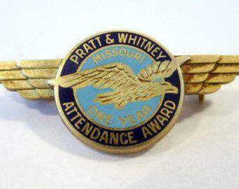 Antique Pratt and Whitney Logo - Pratt whitney | Etsy