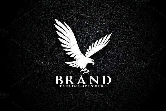 White Eagle Logo - Eagle logo Logo Templates Creative Market