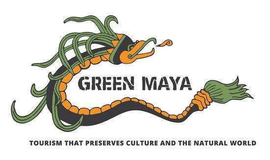 Maya Dragon Logo - Green Maya Logo of Green Maya Tulum, Tulum