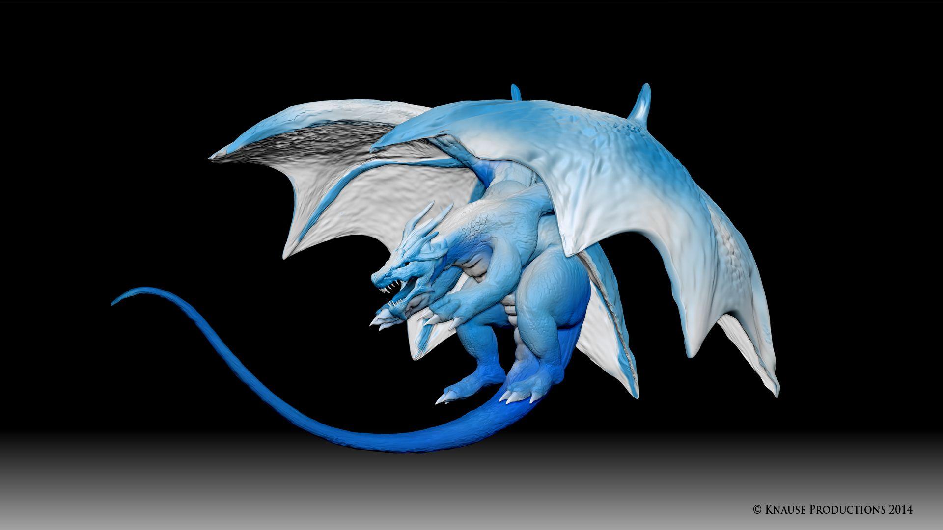 Maya Dragon Logo - The Ice Dragon 1 | Gallery | AREA by Autodesk